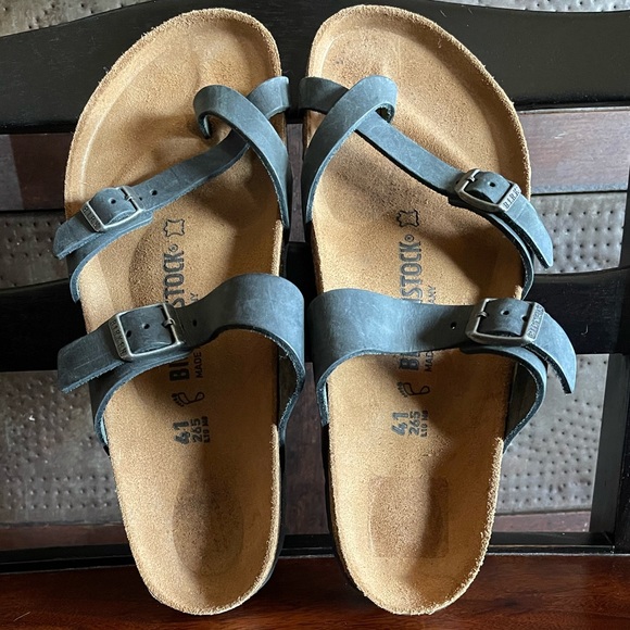 Birkenstock Shoes - Birkenstock Mayari Oiled Leather Sandals